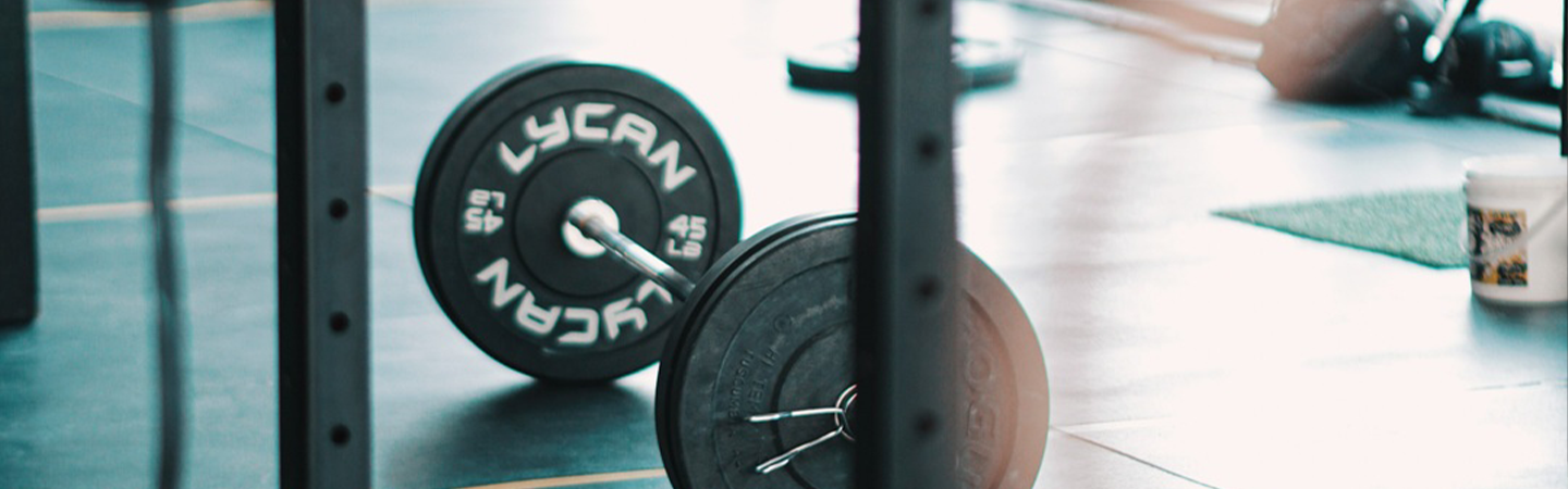 Photo de couverture avec barre olympique