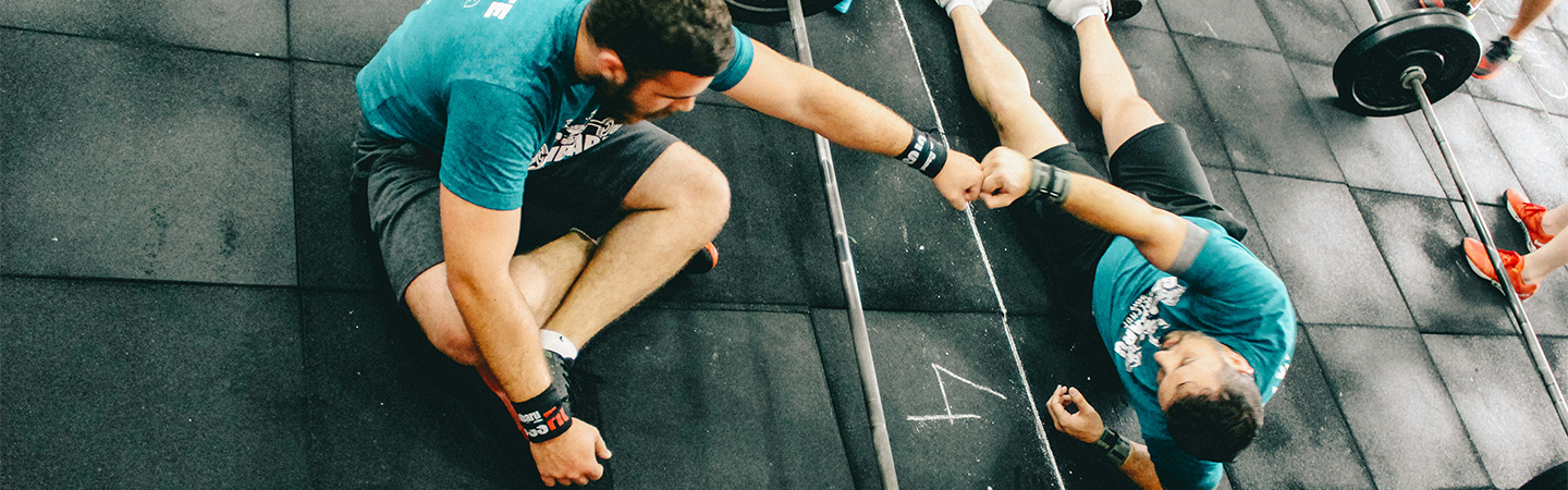 Athlètes de CrossFit en fin de séance